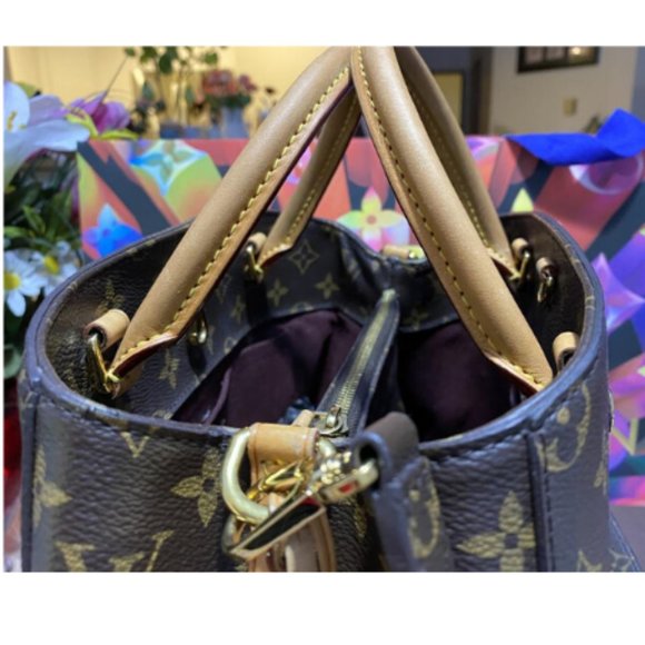 100% Auth Louis Vuitton Montaigne MM Satchel Bag - Picture 3 of 9